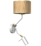 Reading wall lamps - Milagro Wall lamp CORK White/Cork 1xE27 + Mini GU10 MLP7516 - product 7