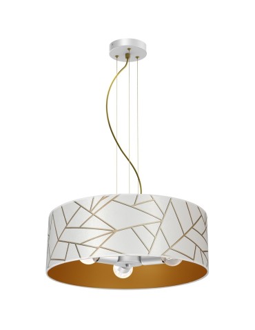 Milagro Lampa wisząca ZIGGY WHITE White/Gold 3xE27 MLP7569 - produkt 2