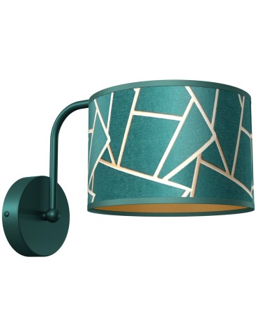Milagro Wall lamp ZIGGY GREEN Gold/Bottle green 1xE27 MLP7572 - product 2
