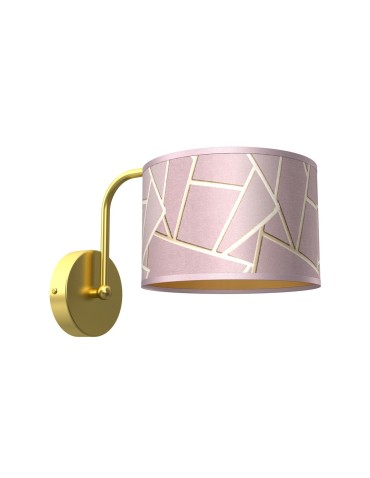 Milagro Wall lamp ZIGGY PINK Gold/Pink 1xE27 MLP7583