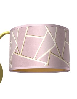 Milagro Kinkiet ZIGGY PINK Gold/Pink 1xE27 MLP7583 - produkt 2