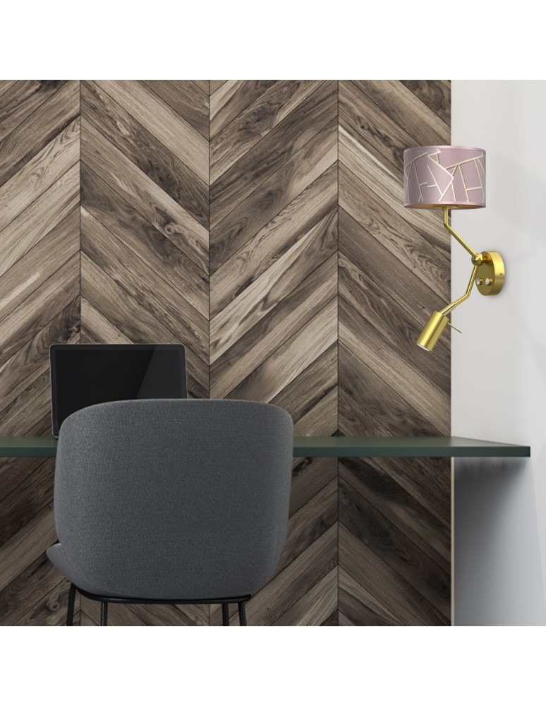 Reading wall lamps - Milagro Wall lamp ZIGGY PINK Gold/Pink 1xE27 + 1x mini GU10 MLP7584 - product kolory-swiatla.pl 5