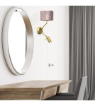 Reading wall lamps - Milagro Wall lamp ZIGGY PINK Gold/Pink 1xE27 + 1x mini GU10 MLP7584 - product 6
