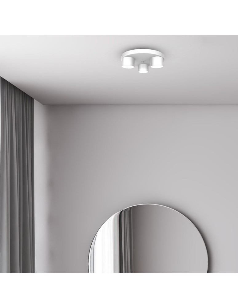 Ceiling spotlights - Milagro DIXIE White 3xGX53 MLP7541 ceiling lamp. - product kolory-swiatla.pl 3