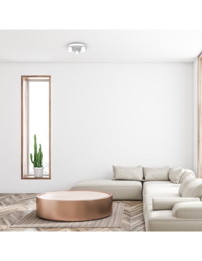 Ceiling spotlights - Milagro DIXIE White 3xGX53 MLP7541 ceiling lamp. - product kolory-swiatla.pl 6