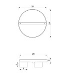 Ceiling spotlights - Milagro DIXIE White 3xGX53 MLP7541 ceiling lamp. - product 10