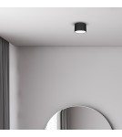 Round ceiling luminaires - Milagro DIXIE Black 1xGX53 MLP7543 ceiling lamp. - product 3