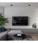 Round ceiling luminaires - Milagro DIXIE Black 1xGX53 MLP7543 ceiling lamp. - product 5