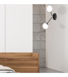 Milagro Kinkiet JOY BLACK 2xE14 MLP7526 Milagro Kinkiet JOY BLACK 2xE14 MLP7526