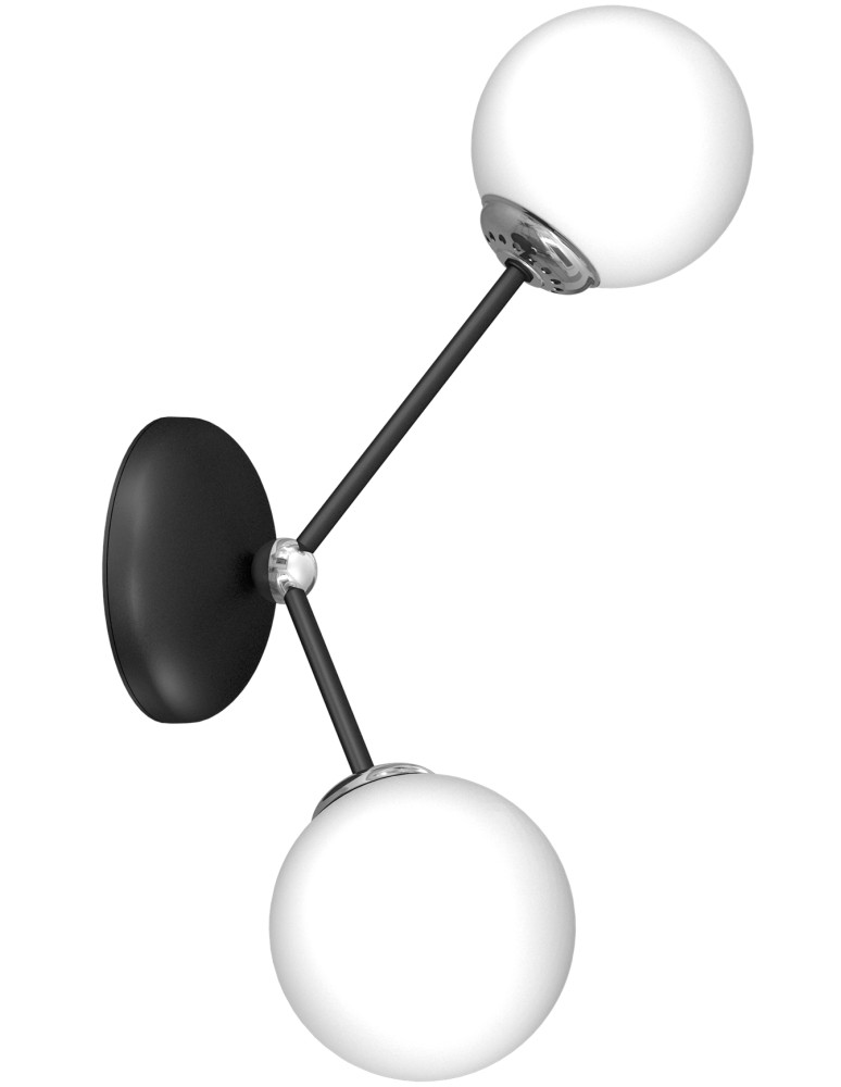 Milagro Kinkiet JOY BLACK 2xE14 MLP7526 Milagro Kinkiet JOY BLACK 2xE14 MLP7526