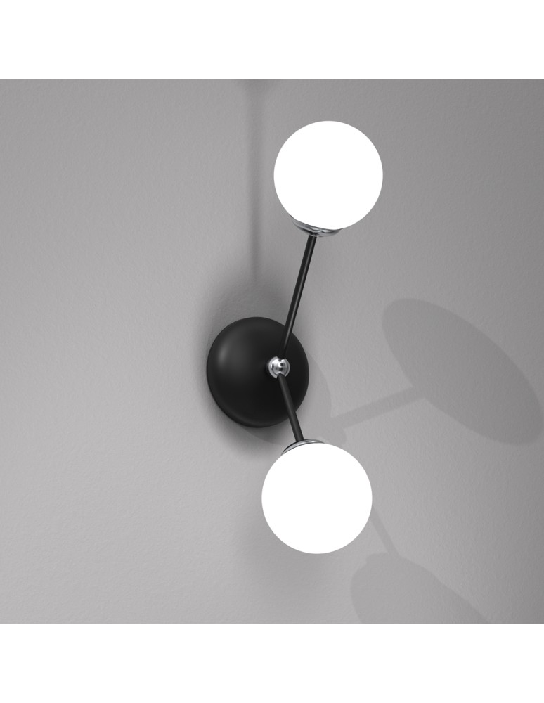 Milagro Kinkiet JOY BLACK 2xE14 MLP7526 Milagro Kinkiet JOY BLACK 2xE14 MLP7526