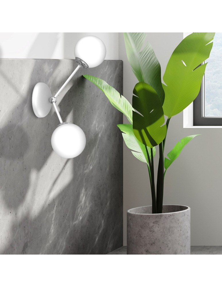 Wall lamps - Milagro Wall lamp JOY WHITE 2xE14 MLP7530 - product kolory-swiatla.pl 3
