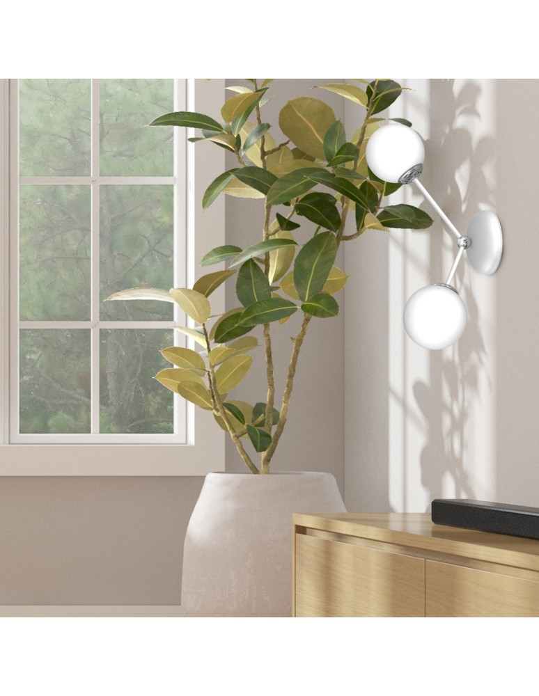 Wall lamps - Milagro Wall lamp JOY WHITE 2xE14 MLP7530 - product kolory-swiatla.pl 4