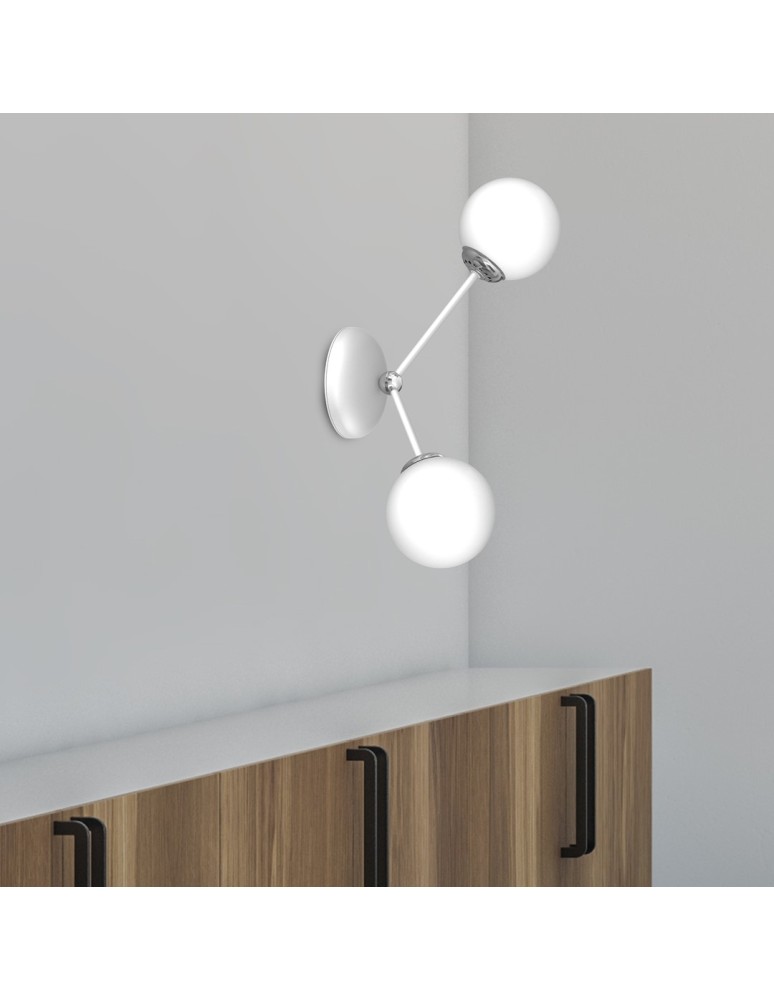 Wall lamps - Milagro Wall lamp JOY WHITE 2xE14 MLP7530 - product kolory-swiatla.pl 5