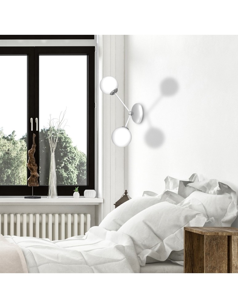 Wall lamps - Milagro Wall lamp JOY WHITE 2xE14 MLP7530 - product kolory-swiatla.pl 6
