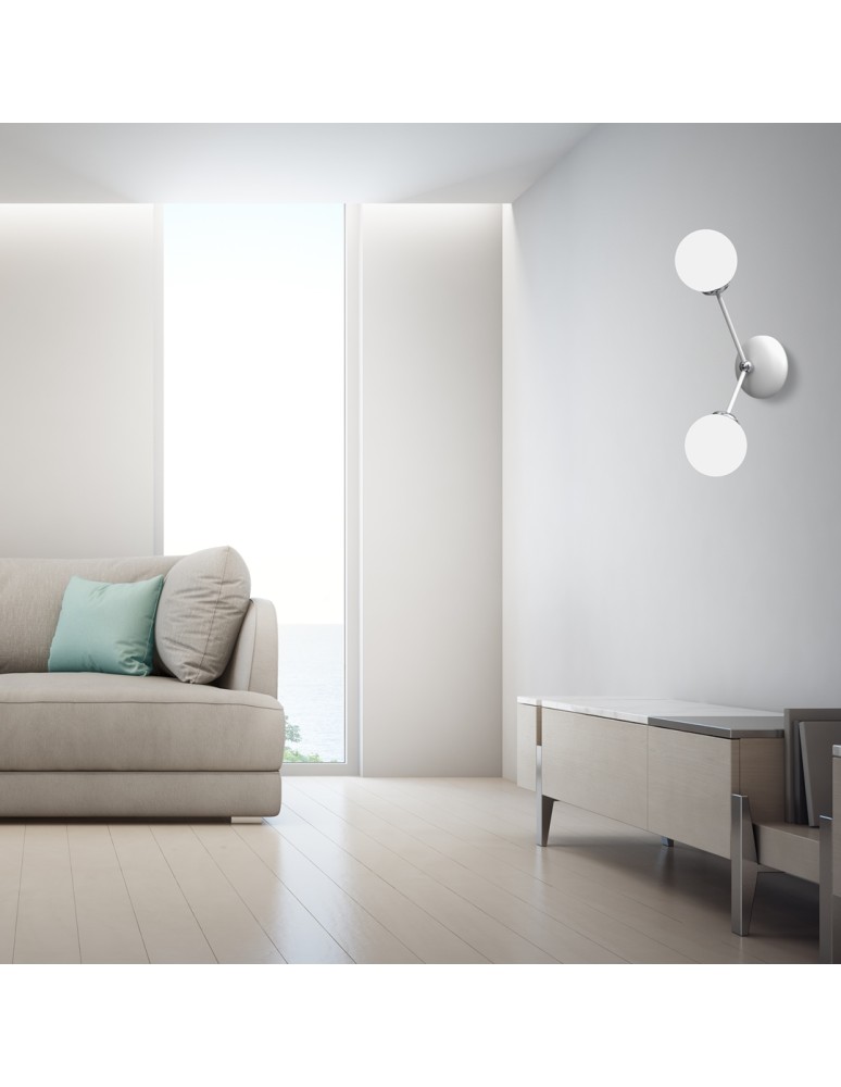 Wall lamps - Milagro Wall lamp JOY WHITE 2xE14 MLP7530 - product kolory-swiatla.pl 14
