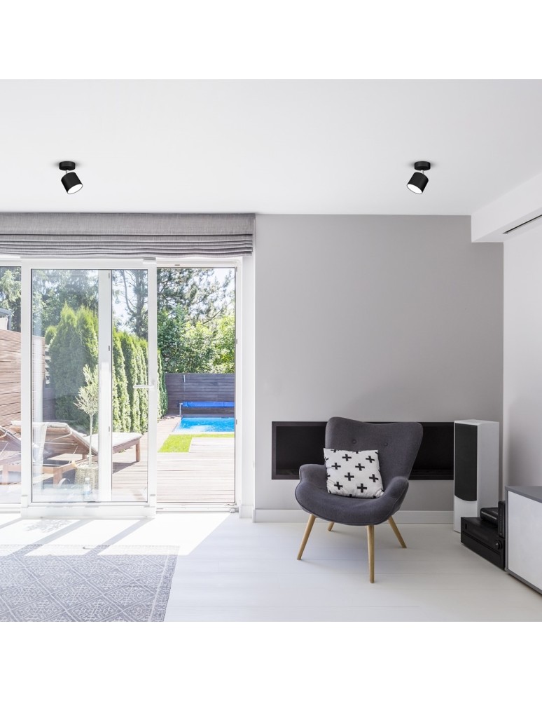 Adjustable wall lamps - Milagro Wall lamp DIXIE BLACK 1xGX53 MLP7599 - product kolory-swiatla.pl 3