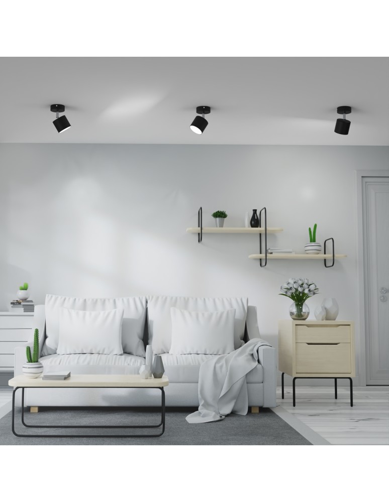 Adjustable wall lamps - Milagro Wall lamp DIXIE BLACK 1xGX53 MLP7599 - product kolory-swiatla.pl 11