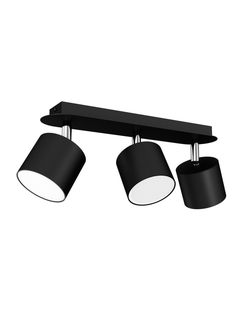 Ceiling spotlights - Milagro DIXIE BLACK 3xGX53 ceiling lamp MLP7601 - product kolory-swiatla.pl 1