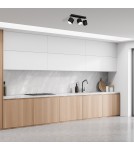 Ceiling spotlights - Milagro DIXIE BLACK 3xGX53 ceiling lamp MLP7601 - product 3