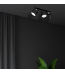 Ceiling spotlights - Milagro DIXIE BLACK 3xGX53 ceiling lamp MLP7601 - product 4