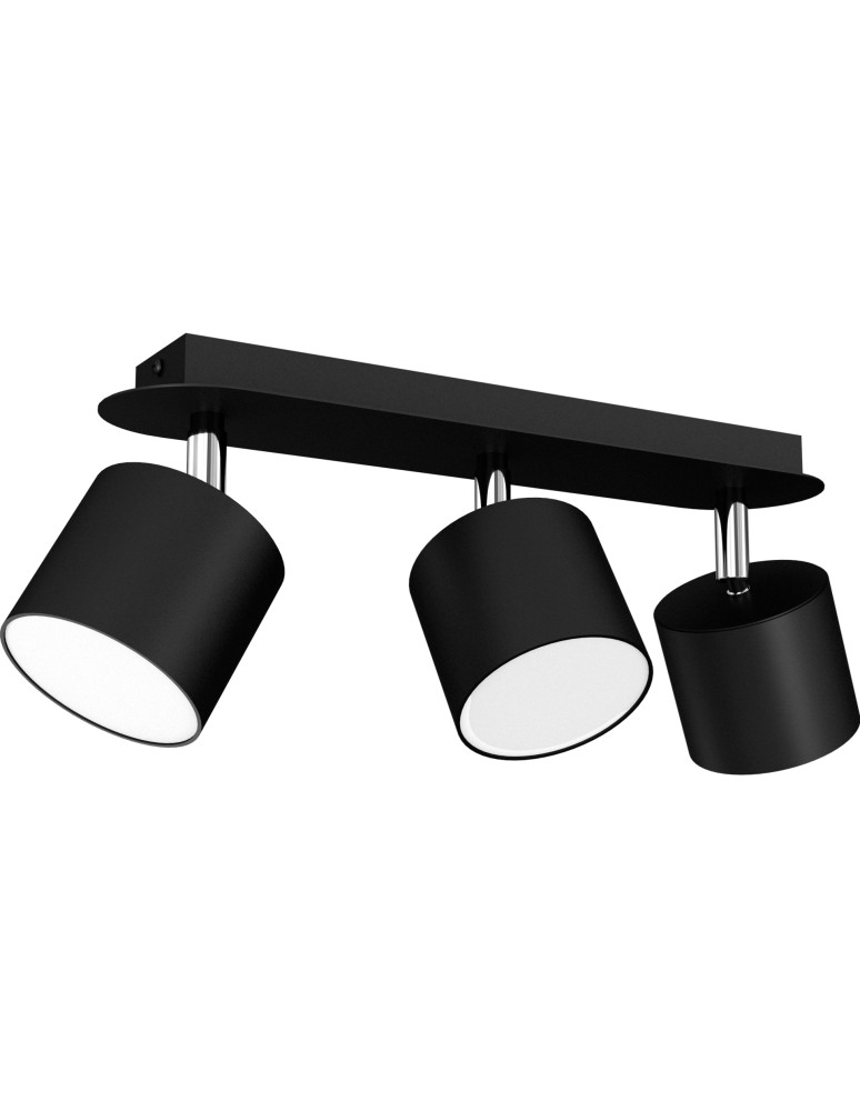 Ceiling spotlights - Milagro DIXIE BLACK 3xGX53 ceiling lamp MLP7601 - product kolory-swiatla.pl 5