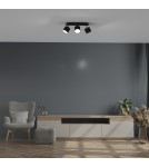 Ceiling spotlights - Milagro DIXIE BLACK 3xGX53 ceiling lamp MLP7601 - product 6