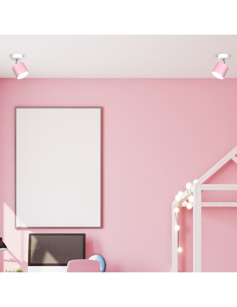 Adjustable wall lamps - Milagro Wall lamp DIXIE PINK 1xGX53 MLP7609 - product kolory-swiatla.pl 5