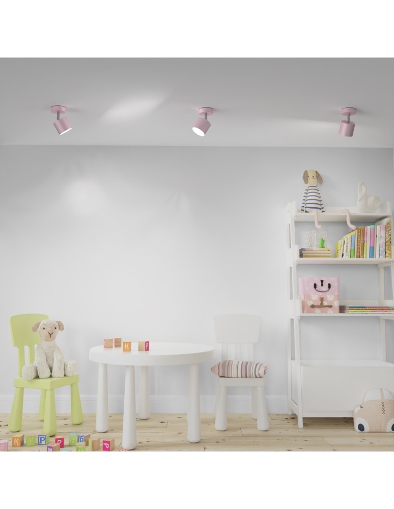 Adjustable wall lamps - Milagro Wall lamp DIXIE PINK 1xGX53 MLP7609 - product kolory-swiatla.pl 10