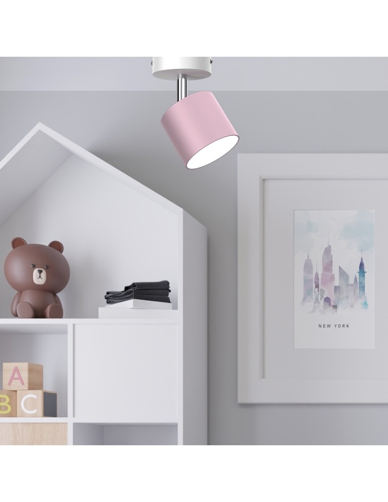 Adjustable wall lamps - Milagro Wall lamp DIXIE PINK 1xGX53 MLP7609 - product kolory-swiatla.pl 12
