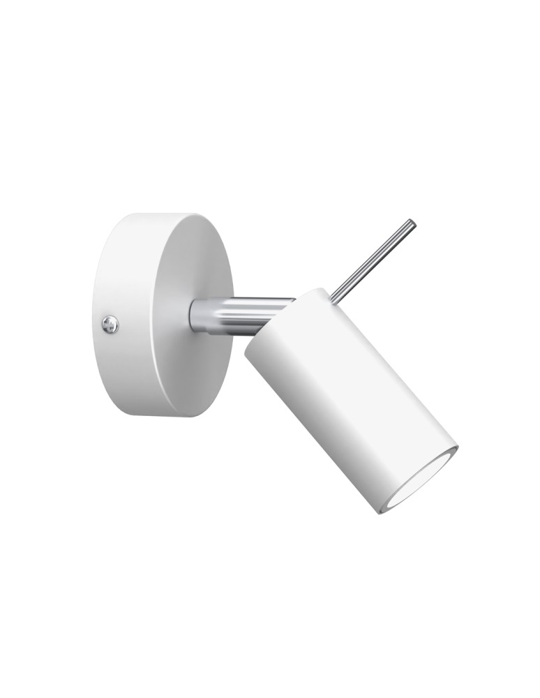 Adjustable wall lamps - Milagro Wall lamp PRESTON WHITE/CHROME 1x mini GU10 MLP7614 - product kolory-swiatla.pl 1