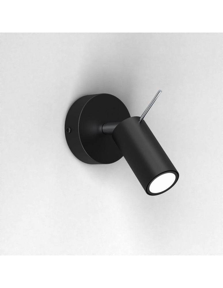 Adjustable wall lamps - Milagro Wall lamp PRESTON BLACK/CHROME 1x mini GU10 MLP7618 - product kolory-swiatla.pl 2