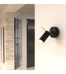 Adjustable wall lamps - Milagro Wall lamp PRESTON BLACK/CHROME 1x mini GU10 MLP7618 - product 4