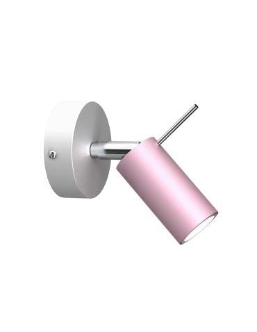 Milagro Wall lamp PRESTON PINK/WHITE 1x mini GU10 MLP7626