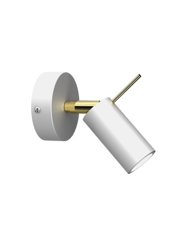 Milagro Wall lamp PRESTON GOLD/WHITE 1x mini GU10 MLP7630