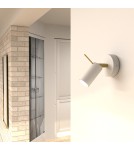Adjustable wall lamps - Milagro Wall lamp PRESTON GOLD/WHITE 1x mini GU10 MLP7630 - product 4