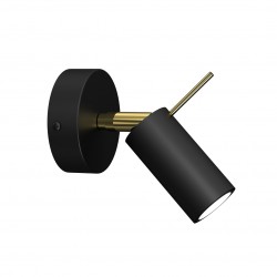 Milagro Kinkiet PRESTON GOLD/BLACK 1x mini GU10 MLP7634