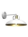 Milagro Wall lamp FELIX WHITE/GOLD 1xE27 MLP7702