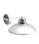 Loft wall lamps - industrial - Milagro Wall lamp FELIX WHITE/GOLD 1xE27 MLP7702 - product 2
