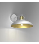 Loft wall lamps - industrial - Milagro Wall lamp FELIX WHITE/GOLD 1xE27 MLP7702 - product 3