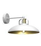 Loft wall lamps - industrial - Milagro Wall lamp FELIX WHITE/GOLD 1xE27 MLP7702 - product 6