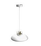 Milagro Lampa wisząca FELIX WHITE/GOLD 1xE27 MLP7704