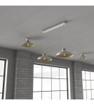 Pendant lamps on a strip - Milagro FELIX WHITE/GOLD 2xE27 pendant lamp MLP7705 - product 3