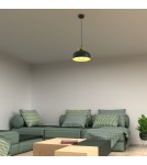 Green pendant lamps - Milagro HARALD GOLD/GREEN 1xE27 MLP7694 Pendant Lamp. - product 3