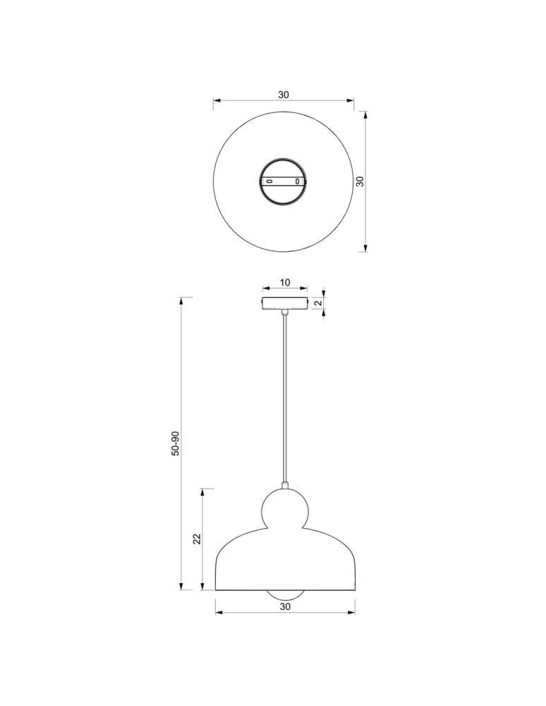 Green pendant lamps - Milagro HARALD GOLD/GREEN 1xE27 MLP7694 Pendant Lamp. - product kolory-swiatla.pl 4