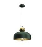 Green pendant lamps - Milagro HARALD GOLD/GREEN 1xE27 MLP7694 Pendant Lamp. - product 5