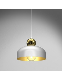 Milagro Lampa Wisząca HARALD GOLD/WHITE 1xE27 MLP7243 - produkt 2