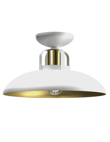 Milagro FELIX WHITE/GOLD 1xE27 MLP7703 ceiling lamp.