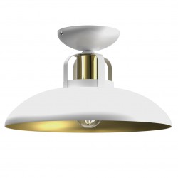 Milagro Lampa sufitowa FELIX WHITE/GOLD 1xE27 MLP7703