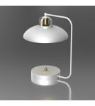 Decorative table lamps - Milagro Desk Lamp FELIX WHITE/GOLD 1xE27 MLP7706 - product 2